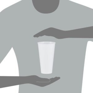 CUP PPR HOT 16Z 20-30CT DART | Styled