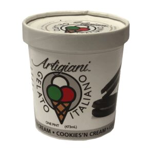 Gelato Cookies & Cream | Packaged