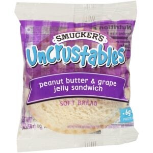 Uncrustables Grape PB&J Sandwiches | Packaged