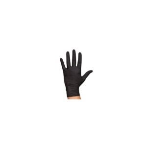 GLOVE NITRILE THN MED PWDF BLK 10-100 | Styled