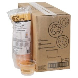 Clear Deli Plastic Containers 16oz | Styled