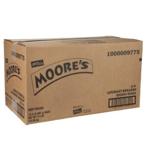 Gourmet Breaded Onion Rings | Corrugated Box