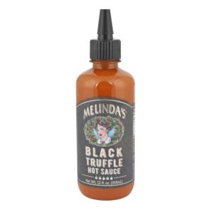 MELINDA’S SAUCE HOT BLACK TRUFFLE 12FLZ | Packaged
