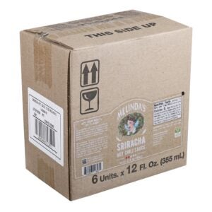 MELINDA’S SAUCE SRIRACHA 12Z | Corrugated Box