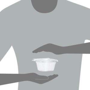 CONT PLAS 6Z W/LID 4-100CT SAFESEAL | Styled