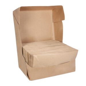 BAG PAPER BROWN 20LB 50# BEER SQUAT 8 | Packaged