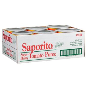 SAPORITO TOMATO PUREE HVY 10 CAN | Packaged