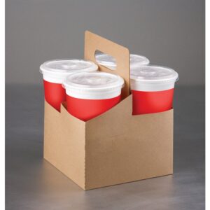 CARRIER 4 CUP W/ HNDL 12-20OZ CUPS | Styled
