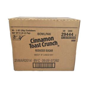 CINN TOAST CRUNCH RED SUGAR 96 BOWL G | Corrugated Box