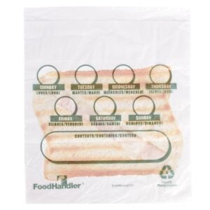 BAG PLAS PORTION 7DAY GREEN/WHITE | Styled