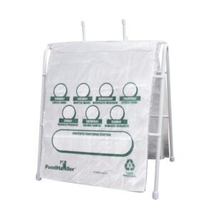 BAG PLAS PORTION 7DAY GREEN/WHITE | Styled