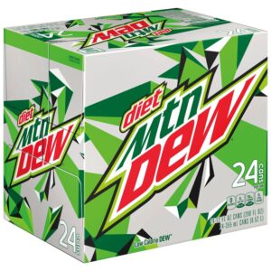 Diet Mountain Dew 24-12oz | Packaged