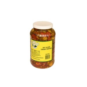 Hot Sliced Cherry Peppers | Packaged