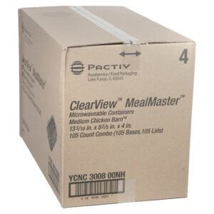 CONT CHIX MED W/DOME LID 105CT | Corrugated Box