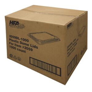 1 lb Oblong Dome Lid | Corrugated Box