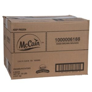 HASHBROWN RND 6-5# MCCAIN | Corrugated Box