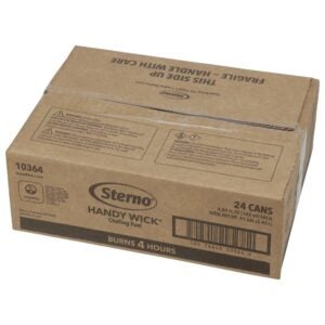 FUEL CHAFER WICK 4HR TWIST CAP 24CT | Corrugated Box