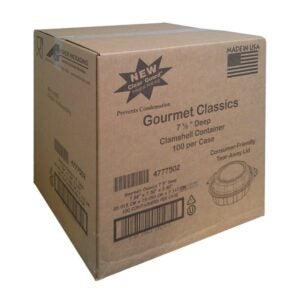 CONT PLASTIC 7.5″ DEEP DOME HINGED 26 | Corrugated Box