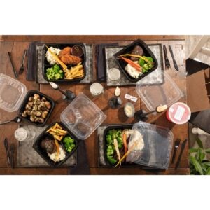 CONT PLAS 1CMPT 6X9 HNGD BLK 2-70CT | Styled