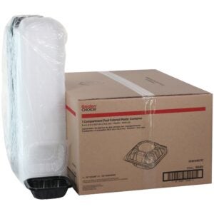 CONT PLAS 1CMPT 6X6 HNGD 3-107CT GCHC | Styled