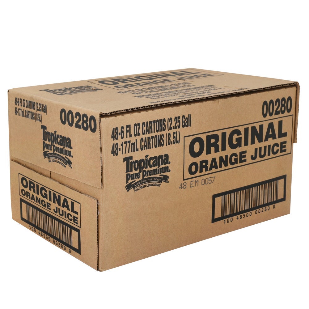 48-6FLZ ORANGE JUICE PURE PREM 100% - Gordon Restaurant Market