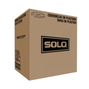 Lift-and-Lock Plastic Lids, White | Corrugated Box