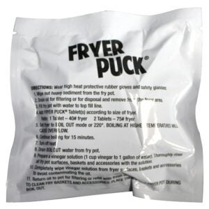 Deep Fryer Cleaner Tablet | Packaged