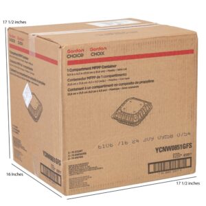 CONT MFPP 1CMPT 8.5″ WHT HINGD 2-73CT | Corrugated Box