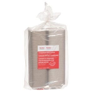 CONT MFPP 1CMPT WHT 6X6 HNGD 400CT | Packaged