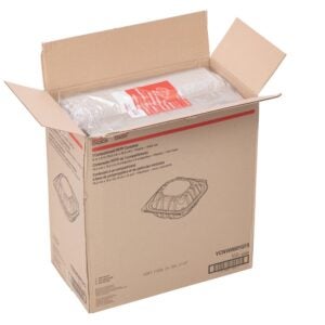 CONT MFPP 1CMPT WHT 6X6 HNGD 400CT | Packaged