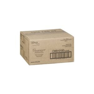 10 oz. Clear Plastic Bowl | Corrugated Box
