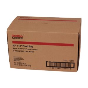 1 gal. Clear Food Bags | Packaged