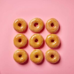 Double Glazed Donuts | Styled