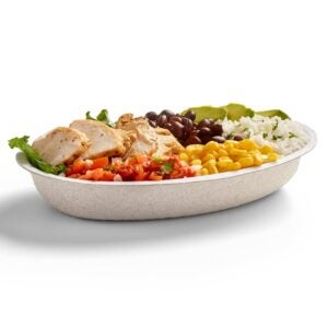 Molded Fiber Oval Bowl | Styled