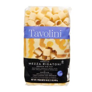 Pasta Mezza Rigatoni Bronze Cut 1lb | Packaged