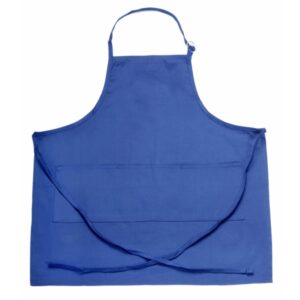 Royal Blue Bib Apron | Raw Item