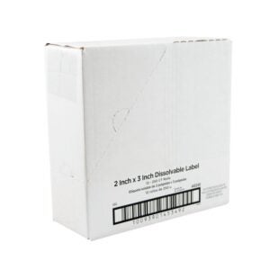 LABEL DISSOLVAB FOOD STOR 250CT | Corrugated Box