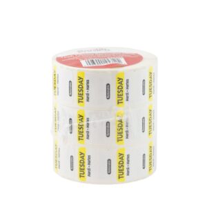 LABEL REMOVEABLE TUESDAY DOT 3-1000CT | Packaged
