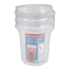 Round Containers and Covers | Packaged