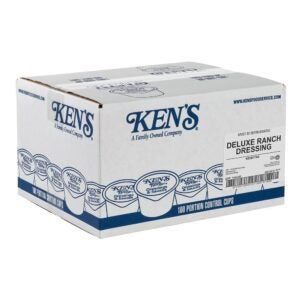 DRESSING DELUXE RANCH CUP 100-1.5Z | Corrugated Box