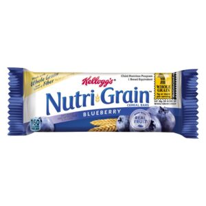 BAR BLUEBERRY WGRAIN 96CT NUTRIGRAIN | Packaged