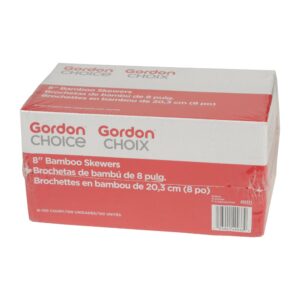 Bamboo Skewers 8″ 100ct | Packaged