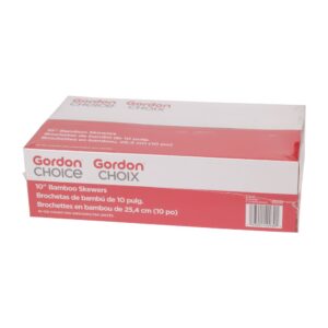 10 inch Bamboo Skewers | Packaged