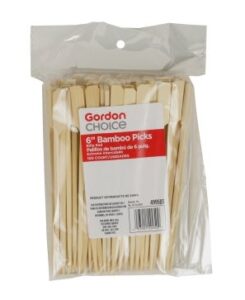 Paddle Bamboo Picks 6″ 100ct | Packaged