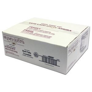 Cooked Beef Crumbles | Corrugated Box