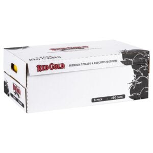 RED GOLD TOMATOES DCD IN JUICE 10 | Corrugated Box