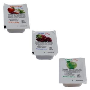 Assorted Jelly Portion Cups | Packaged