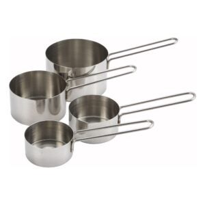 MEASURING CUP SET 4 PC S/S 1CT WINCO | Raw Item