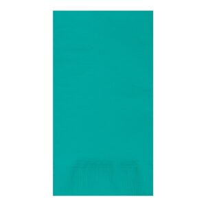 2-Ply Embossed Dinner Napkins, Teal | Raw Item