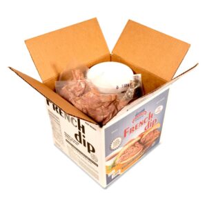 Devanco French Dip Sliced with Gravy 4lb | Packaged